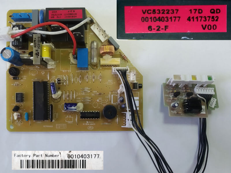 Плата управления кондиционером VC755023 VC532237 (0010403177)